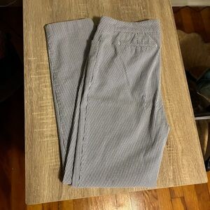 Striped Navy and White pinstripe nautical Crosby Dress Pants